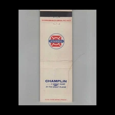 Matchbook Cover Champlin Gasoline A Great Name In The Great Plains