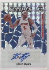 2019-20 Panini Mosaic Scripts Bruce Brown #SC-BBR Auto 9l4