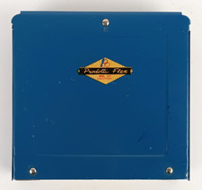 SCHEDARIO PRODOTTI FLEX - IN METALLO - ANNI 70 - 13,5X12 CM