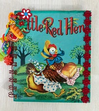 LITTLE RED HEN JUNK JOURNAL from Vintage Tell A Tales Childrens Book 1963
