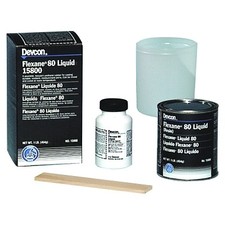 Flexane 80 Liquid, 1 lb, Can, Black Devcon 15800 78143158001 Black