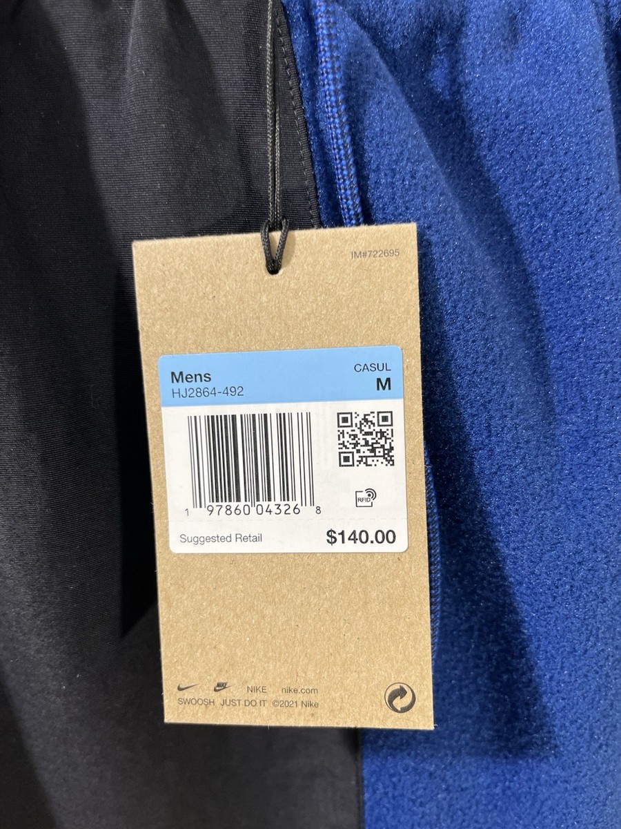 Nike ACG 'Wolf Tree' Plus Polartec Fleece Pants Black Blue Size M