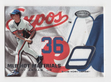 2002 FLEER HOT PROSPECT BASEBALL HOT MATERIALS TONY ARMAS JR. MONTREAL EXPOS