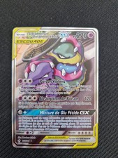 Carte Pokemon Grotadmorv Et Grotadmorv D'Alola Gx 197/214 ALTERNATIVE...