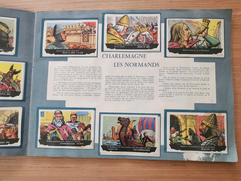 ALBUM de VIGNETTES: GRANDES FIGURES De L'HISTOIRE De FRANCE/Biscottes L’ANGEVINE - Photo 2/4