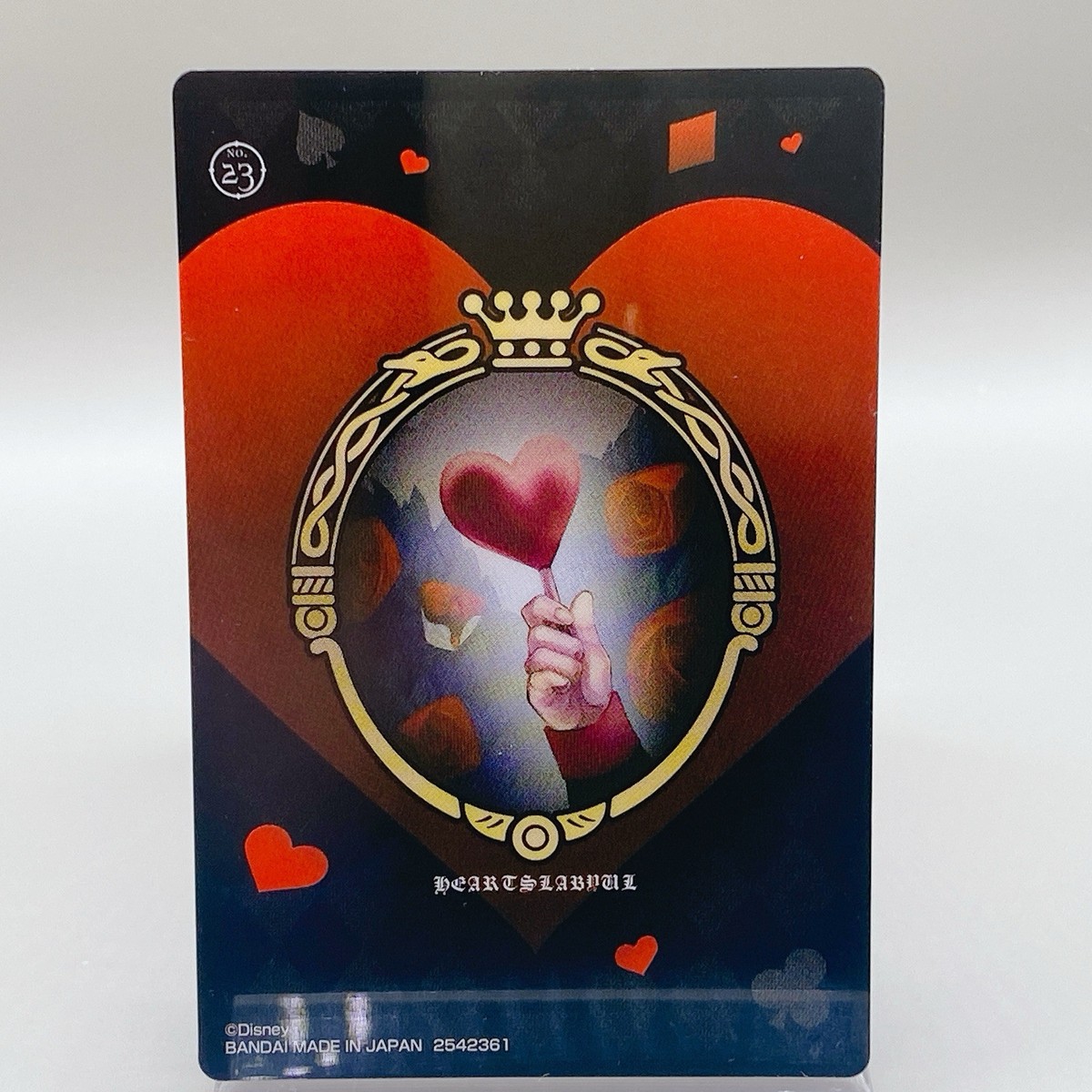 Disney Twisted Wonderland Riddle Rosehearts Wafer Card Bandai TCG