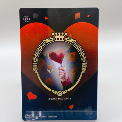 Disney Twisted Wonderland Riddle Rosehearts Wafer Card Bandai TCG