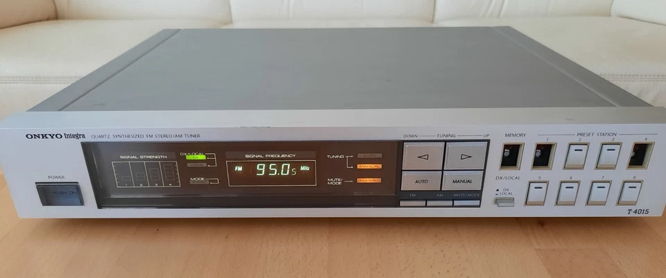 ONKYO Integra T-4015 Quartz Synthesized AM/FM Stereo Tuner - Bild 2 von 4