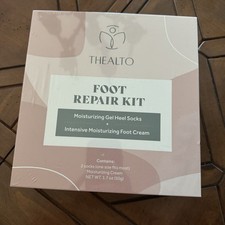 Thealto Foot Repair Kit  Moisturizing Foot Cream  Gel Socks Dry Cracked Heels