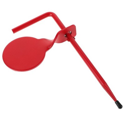 Screwed-Type Steel Target with Single Wooden Self-Tapping Screw for Close Range