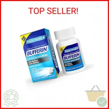 Bufferin Aspirin 325mg, Pain Reliever & Fever Reducer, with 3 Buffering Agents R