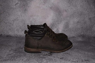 men santoni boots brown leather 45