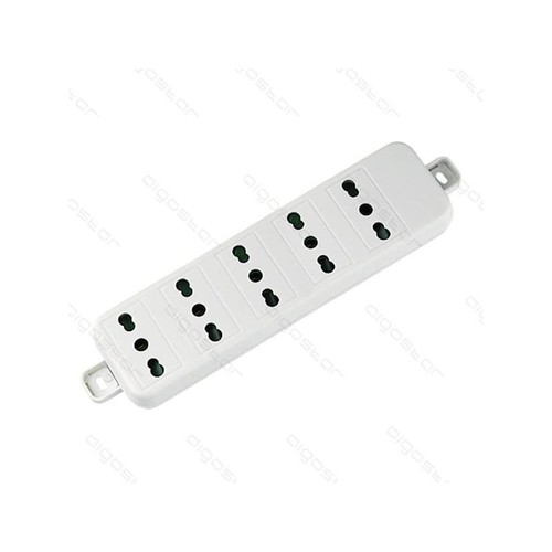 MULTIPRESA CIABATTA ELETTRICA 5 POSTI - CAVO DA 5 METRI - SPINA 16A 250V-2500W - - Foto 1 di 1