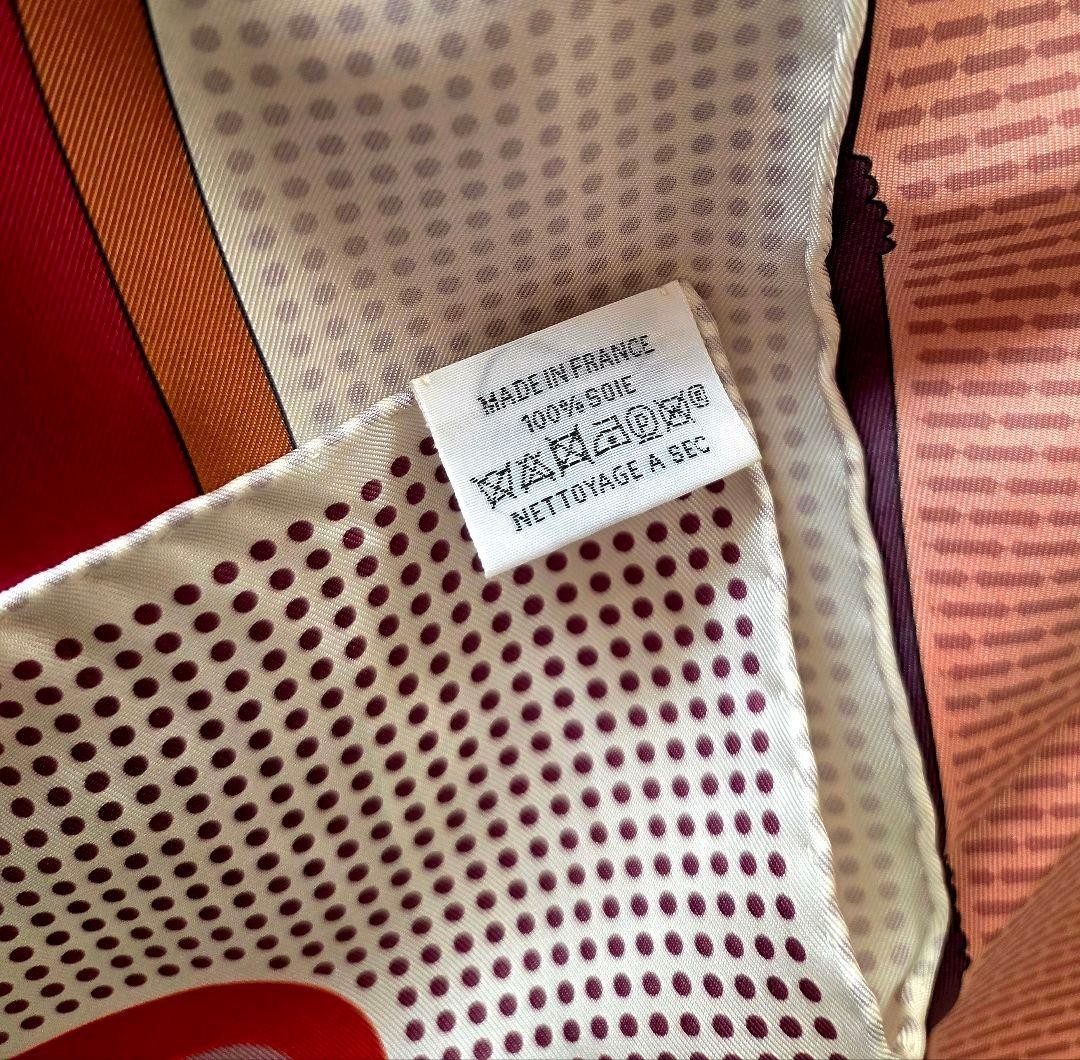 HERMES Silk Scarf Carré 90 CLIC CLAC Double Face … - image 18