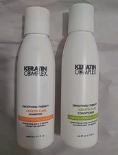 Keratin Complex Smoothing Therapy Shampoo & Conditioner 3oz Travel Set NEW