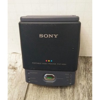 Sony Portable Video Printer PVP-MSH Unit Only Made in Japan Black Vintage