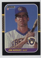 1987 Donruss Jim Adduci #495 12ps