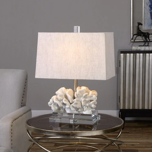 Coral - 1 Light Table Lamp - 16 inches wide by 10 inches deep Lamps Uttermost - Picture 2 of 5