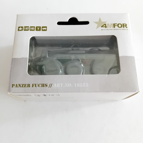 Märklin H0 4Mfor leichter Panzer "Fuchs" Art.-Nr. 18525 ohne Kleinteile mit  OVP | Zustand: Gebraucht