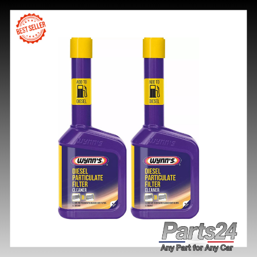 2x Wynns DPF Cleaner Diesel Particulate Filter Cleaner Fuel Additive Soot 325ML
