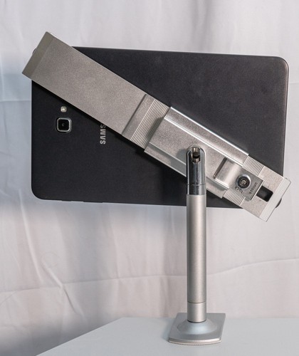 Table Mount with Lock Fixing Metal IN Grey for Tablet By 9 " To 13 " - Picture 4 of 4