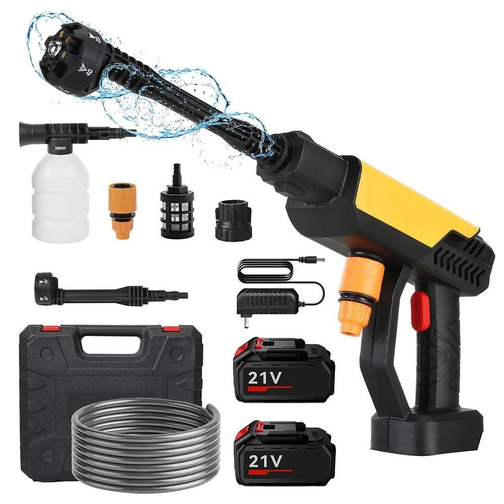 Kit Idropulitrice Elettrica Auto | Pistola ad Acqua Alta Pressione 130 Bar