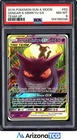 Pokemon 2019 Gengar & Mimikyu GX 53/181 Tag Team Team Up PSA 8