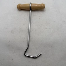 Vintage Wooden Wood Handle Boot Strap Hook Puller Cowboy Equestrian Riding