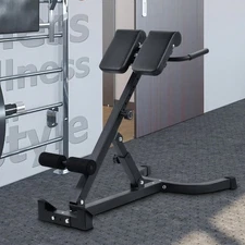 Hyper-Extension Roman Chair - Adjustable Lower Back Bench Machine