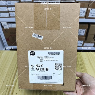 NEW Sealed Allen Bradley 25B-D017N104 Power Flex 525 7.5kw/10HP AC Drive