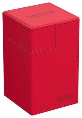 Ultimate Guard Flip`n`Tray 100+ Monocolor Red 100+ Red
