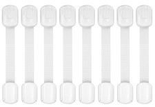Child Safety Cabinet Locks, 8-Pack, Easy Install with 3M Adhesive, No Screws ...
