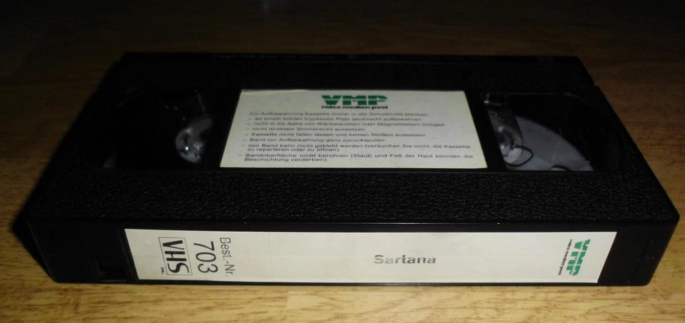 Sartana - VMP Glasbox Blaupunkt Cover mit Bildern - Italo Western VHS Rarität - Bild 4 von 4