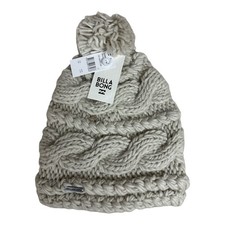 Billabong Chunky Cable Knit Beanie  with a Fleece inside Rim for Warm £19.99