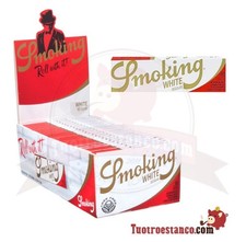 Cartine Smoking Bianche Bianco Regular White Corte- da 50 Libretti