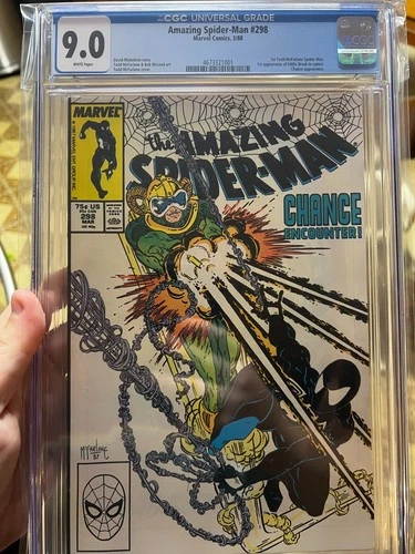 Amazing Spider-Man #298 CGC 9.0 White Pages 1st Cameo Appearance of Eddie Brock