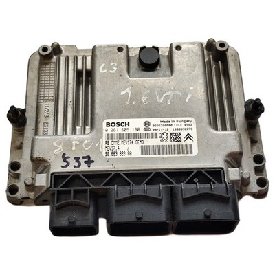 CITROEN C3 1.4VTI MOTORSTEUERGERÄT ECU MOTORSTEUERUNG 0261S05190 9666382080