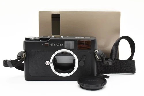 [Almost Unused] Konica Hexar RF Black Rangefinder 35mm Film Camera Body JAPAN