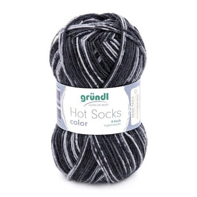 GRÜNDL WOLLE HOT SOCKS COLOR STONE 50 g SOCKENWOLLE 100G/5,98 