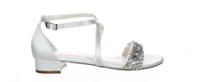 PARADOX Womens Elyse Ivory Ankle Strap Heels Size 8.5 (7721316)