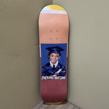Rare FA/Hockey Skateboards Kevin Bradley Felt Class Photo Deck 8.25" AVE Supreme