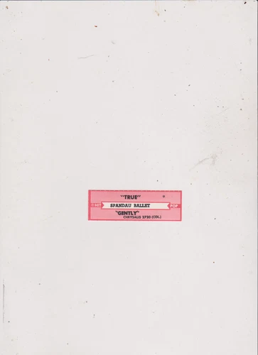 SPANDAU BALLET jukebox title strip