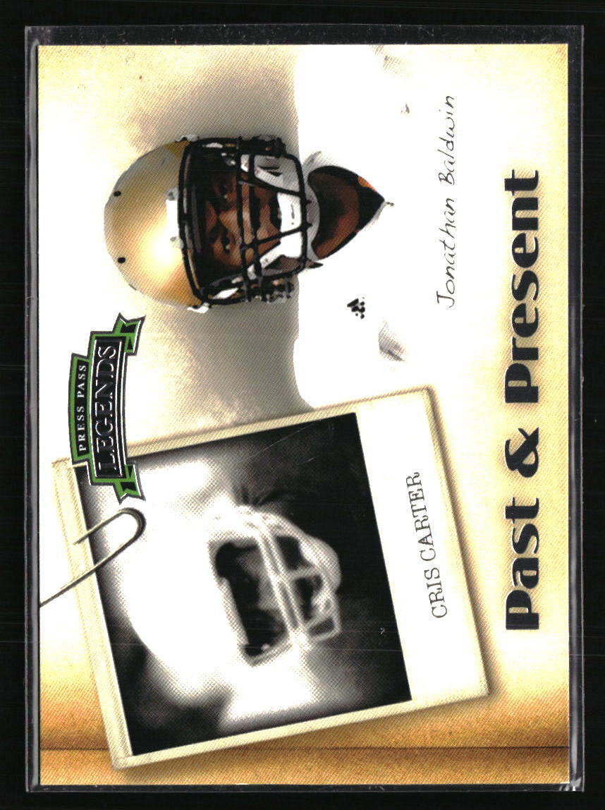 Cris Carter/Jonathan Baldwin 2011 Press Pass Legends #PP6  Football Card