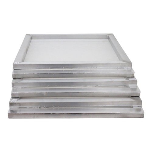 6er-Pack Aluminium Siebdruck Rahmen 23x23 Zoll 20N/cm Spannung 110 Netz weiß - Bild 4 von 6