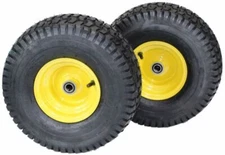 2 New 15x6.00-6 ATW Turf Tire & John Deere 160 165 170 Lawn Mower Wheel   
