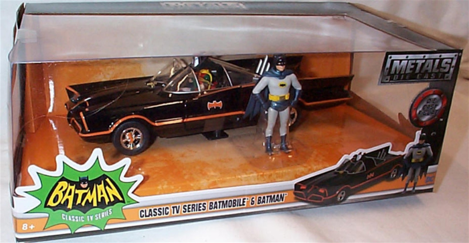 Jada 1:24 1966 Batmobile W/Batman And Robin - Ja98259 - Image 3