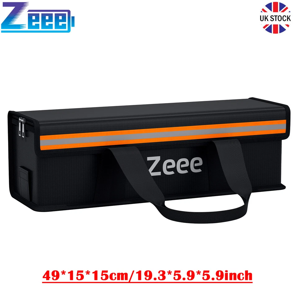 Zeee Lipo Battery Safe Bag Ebike Battery Guard Fireproof Explosionproof Large