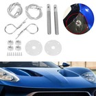 <!--F#f_0-->Engine Hood Pin Plate Bonnet Lock Clip Kit Car Modified Accessory<!--F/-->
