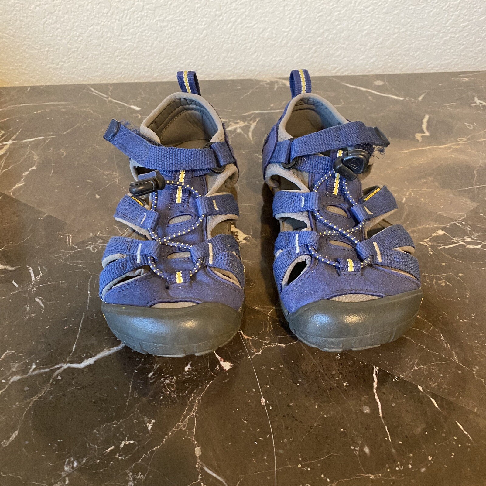 Sandali Keen unisex bambini taglia 1 Newport H2 blu cinturino nylon scarpe da acqua