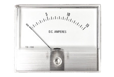 Jungheinrich 15 A/50mV Amperemeter TD-106 für Schalttafeleinbau • NOS